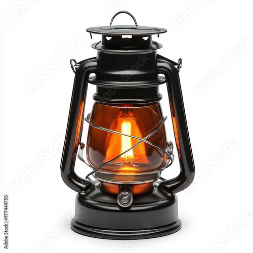 Lit Lantern Isolated