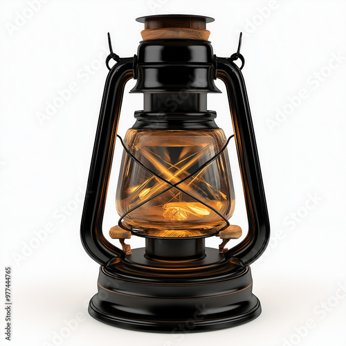 Lit Lantern Isolated
