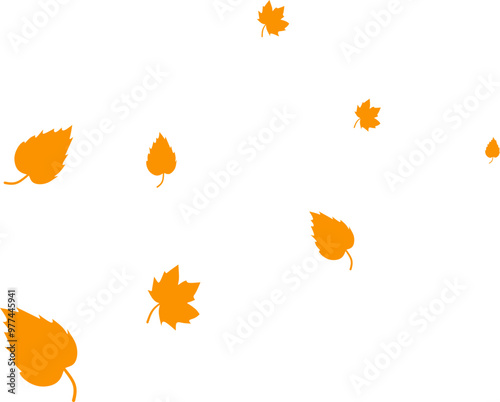 Autumn Leaves Falling