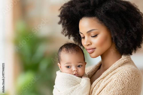 Mother Holding Newborn