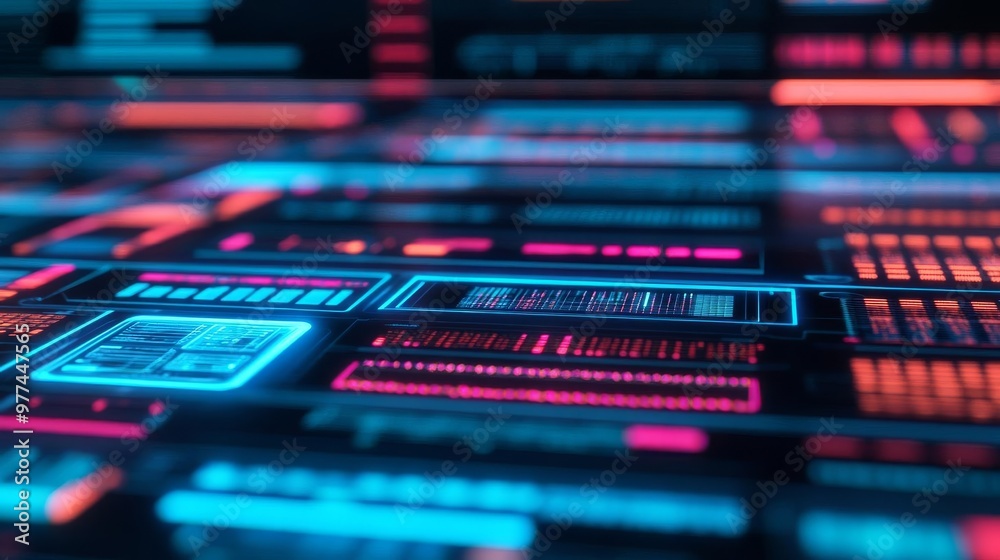 Cross-platform UX testing software, holographic screen mirroring, glowing responsive design checks, futuristic tool Cross-platform UX testing software, holographic screen mirroring, glowing responsive design checks, futuristic tool