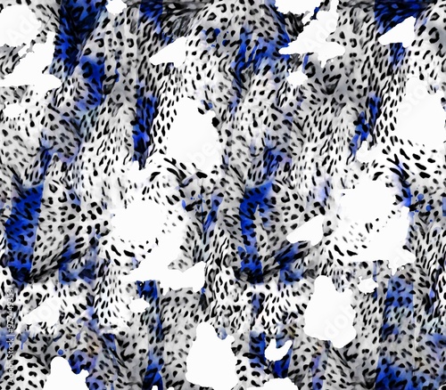 geometric leopard color brush pattern background texture print design