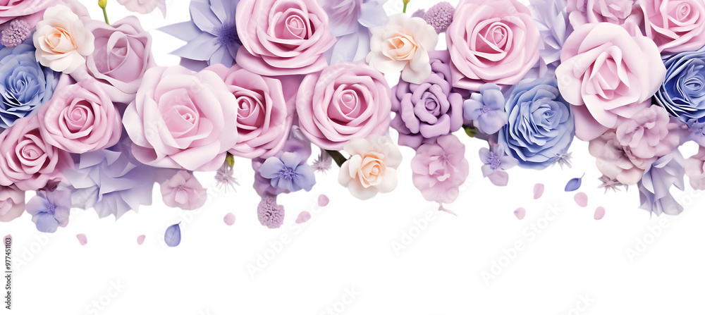Border flower decorated background Border flower decorated background
