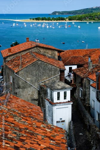 View of old town in Cantabria, Spain