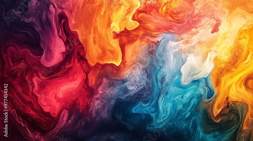 Dynamic Flow of Colors