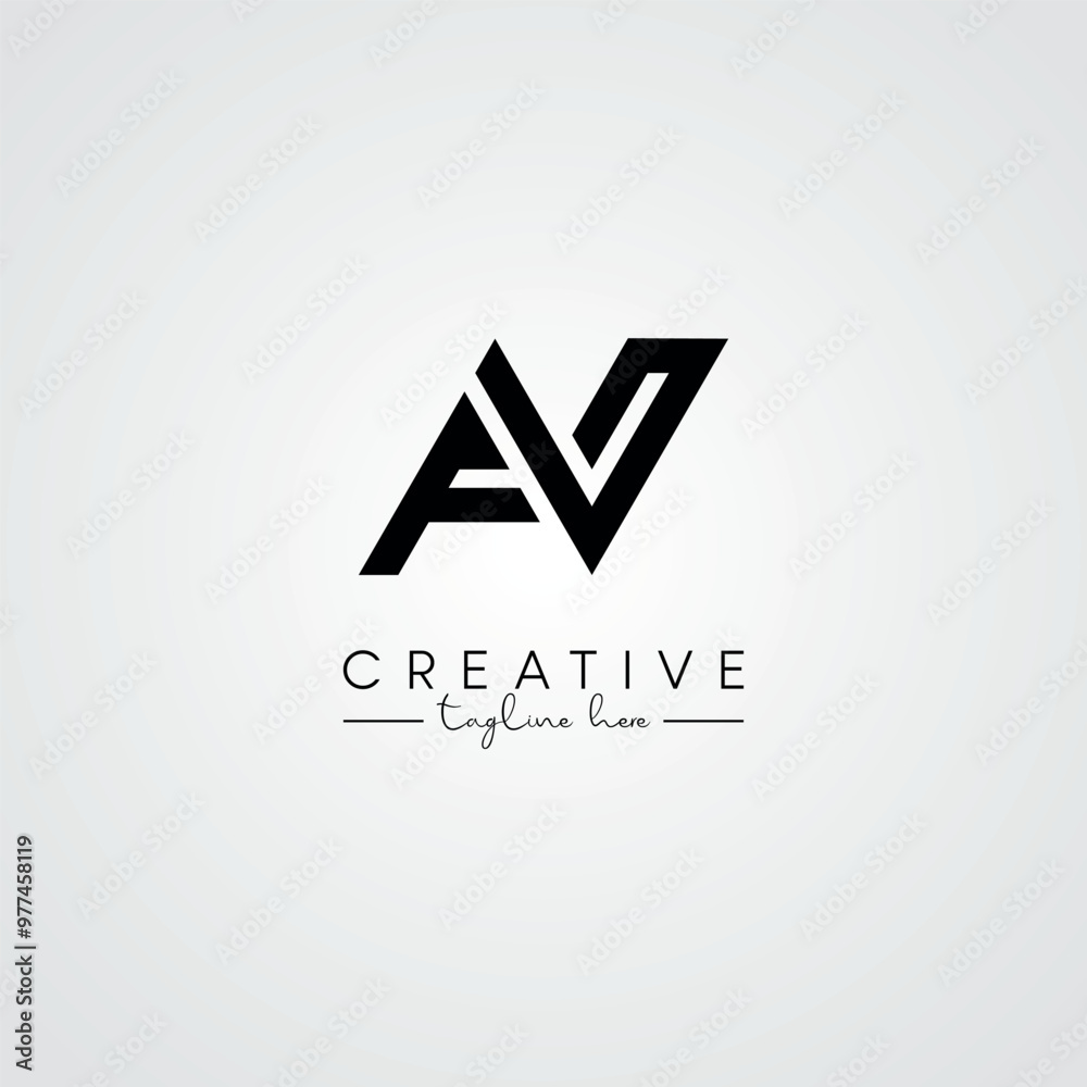 Abstract Minimal Artistic Letter FN NF Logo Design. Initial Based Letter Logo Symbol. Abstract Minimal Artistic Letter FN NF Logo Design. Initial Based Letter Logo Symbol.