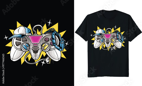 gaming t-shirt design