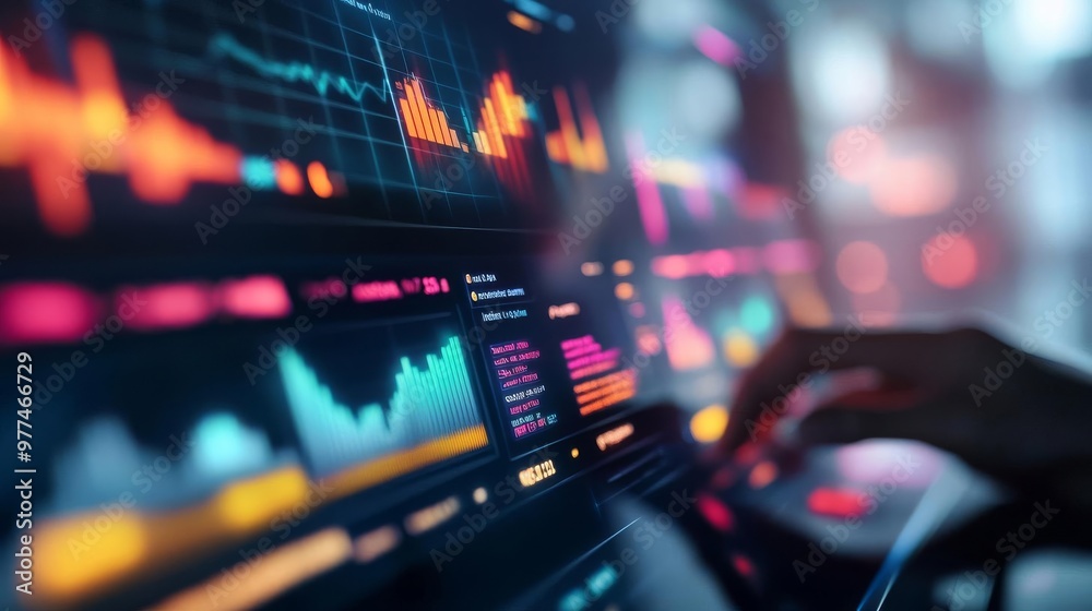 User behavior tracking software, real-time holographic data, glowing interaction insights, futuristic dashboard User behavior tracking software, real-time holographic data, glowing interaction insights, futuristic dashboard