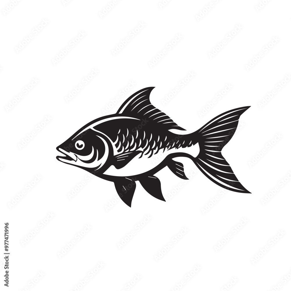 fish in cartoon, doodle style . Image for t-shirt, web, mobile apps and ui. Isolated 2d vector illustration in logo, icon, sketch style, Eps 10, black and white. AI Generative fish in cartoon, doodle style . Image for t-shirt, web, mobile apps and ui. Isolated 2d vector illustration in logo, icon, sketch style, Eps 10, black and white. AI Generative