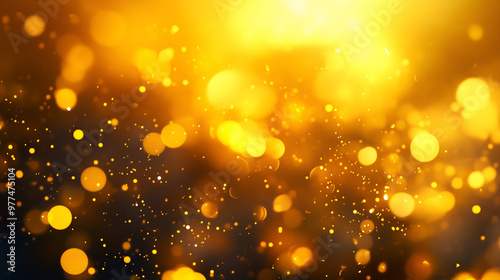 Golden Bokeh Sparkle 