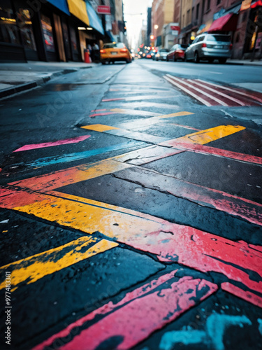 Hand-Drawn Chalk Directional Arrows and Marks