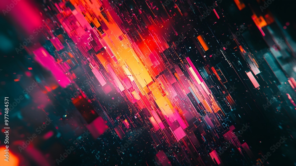 a futuristic glitched painted background a futuristic glitched painted background
