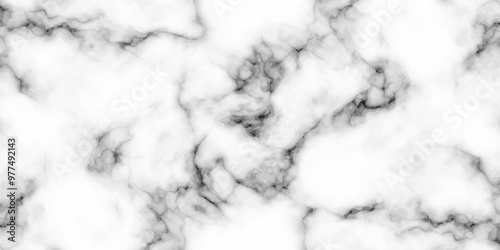 White marble texture.  Black and white Marbling surface, with geometric line Illustration design for wallpaper. Fluid art on concrete background. Stone, wall, Floor, tile, liquid, fluid. polished onyx