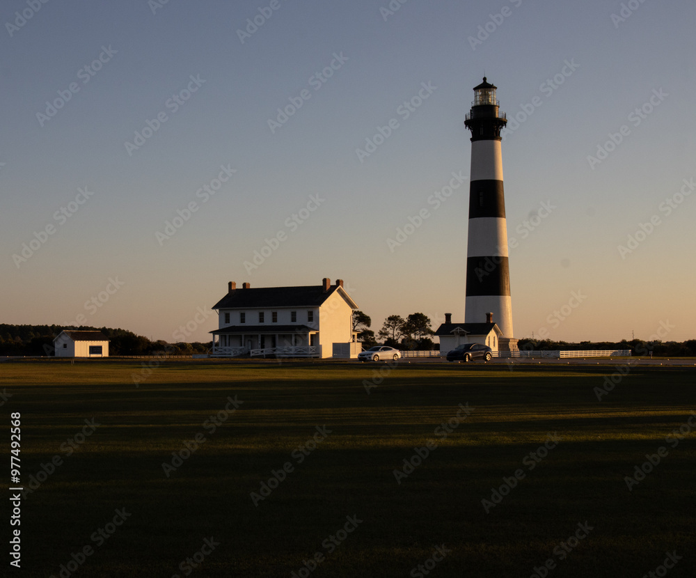 lighthouse at sunset lighthouse at sunset
