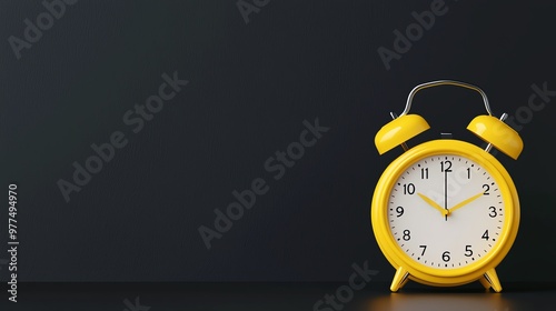 Black Friday countdown clock, ticking down, 3D illustration, copy space for text,