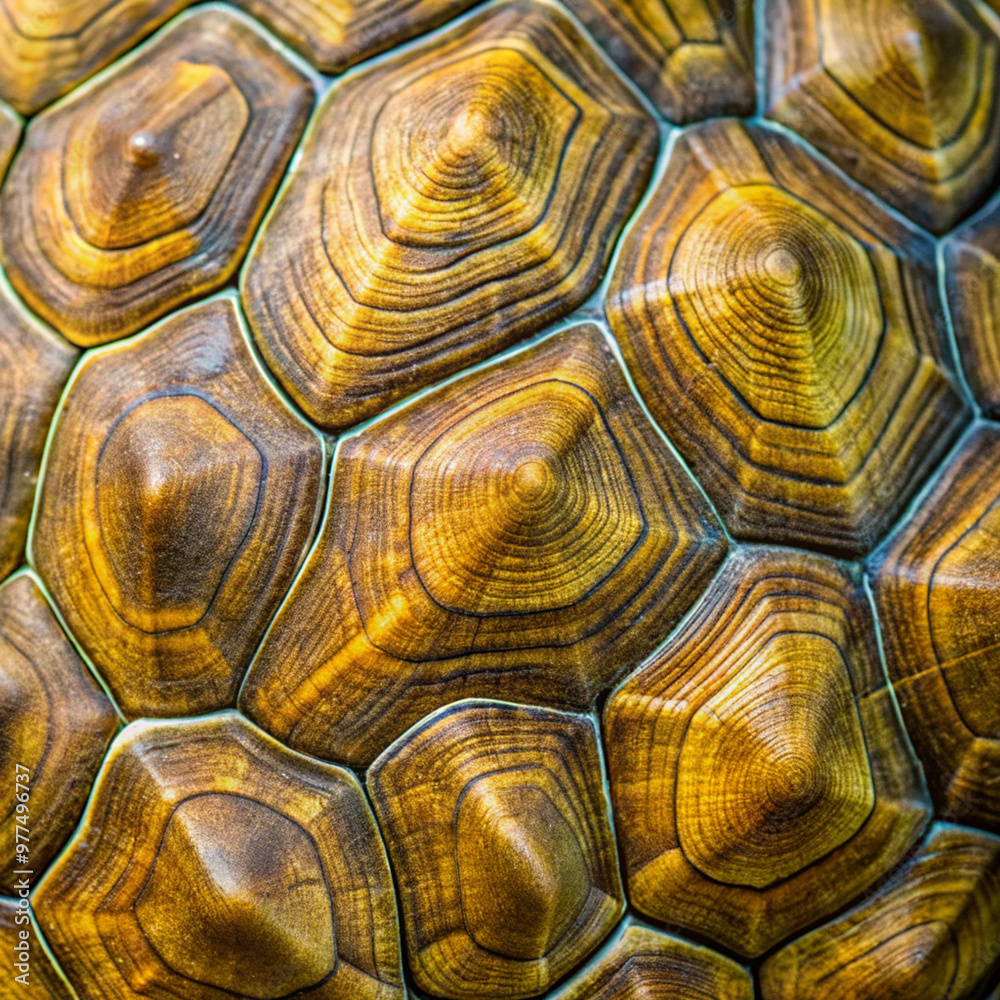 Detailed texture of a turtle shell showcasing intricate patterns and natural beauty Detailed texture of a turtle shell showcasing intricate patterns and natural beauty