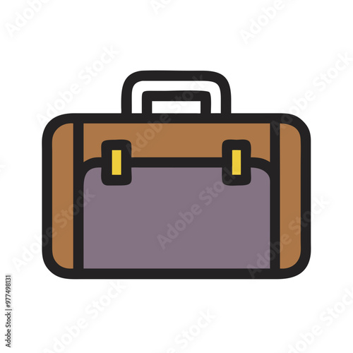 Sports bag icon