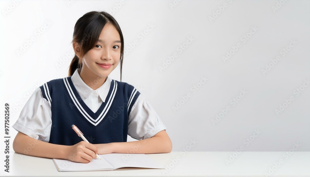 勉強をしているアジア人の女子高校生(Asian female high school student studying.)
勉強をしているアジア人の女子高校生(Asian female high school student studying.)