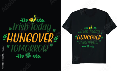 st patricks day t shirt design photo