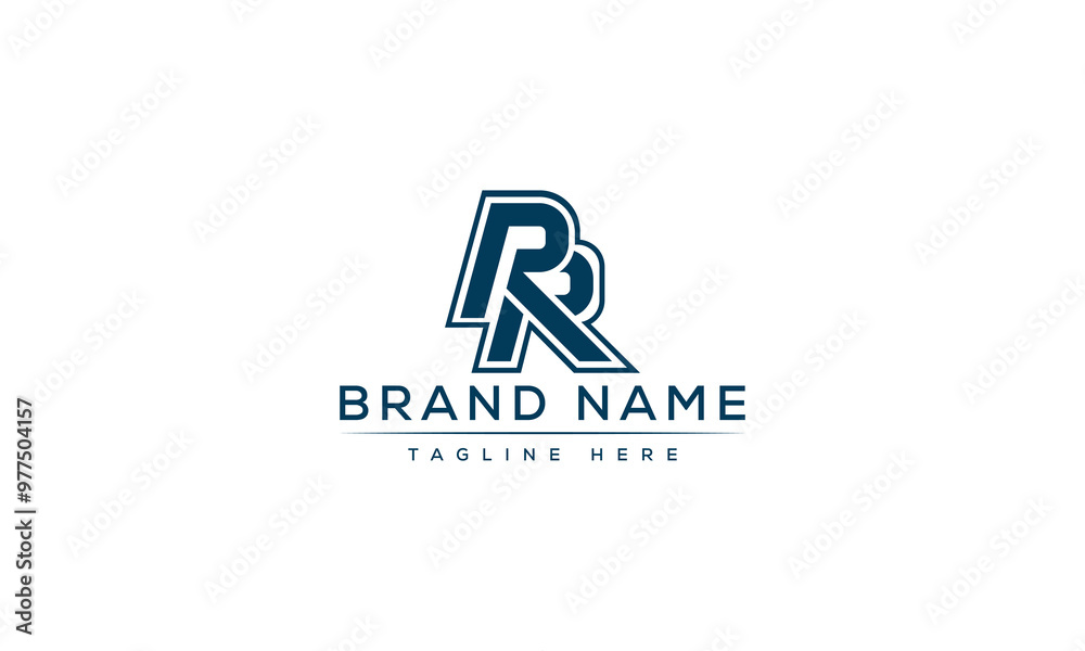 Logo design letter RR . Elegant modern. Vector template. Logo design letter RR . Elegant modern. Vector template.