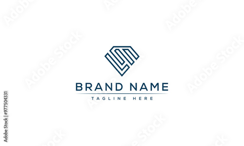Logo design letter LM . Elegant modern. Vector template.
