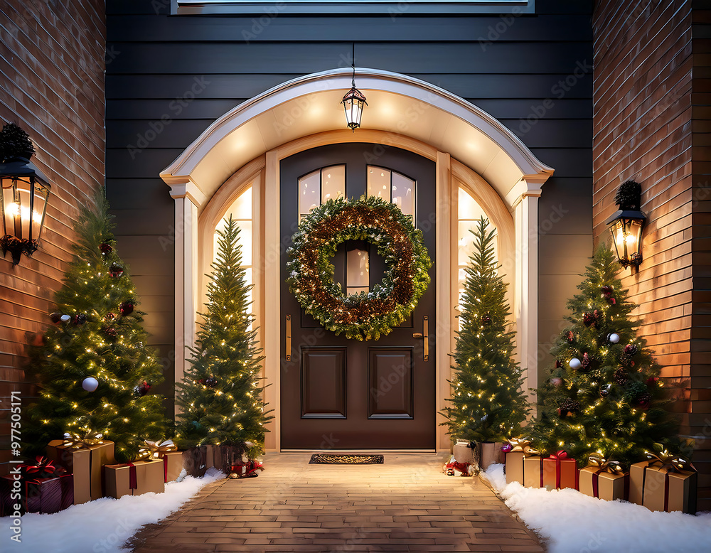 entryway large christmas wreath festive garlands entryway large christmas wreath festive garlands