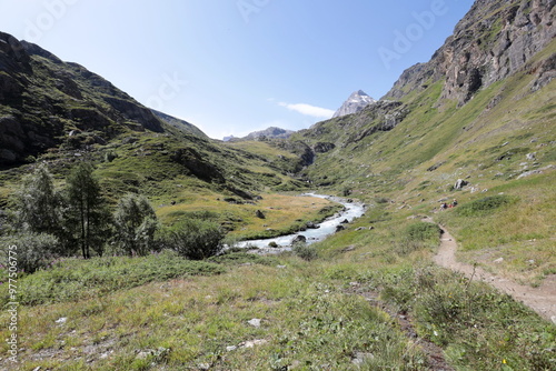 The Rhemes Valley in the Gran Paradiso National Park. Aosta Valley, Italy.