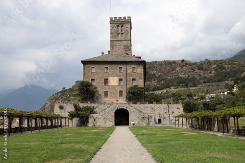 The Royal Castle of Sarre in Aosta Valley, Italy.