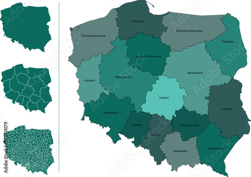 BELGIUM MAP with its administrative divisions and regions