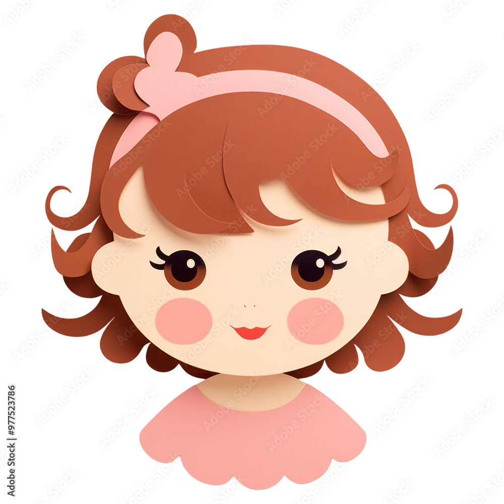 PNG Portrait doll toy representation. PNG Portrait doll toy representation.