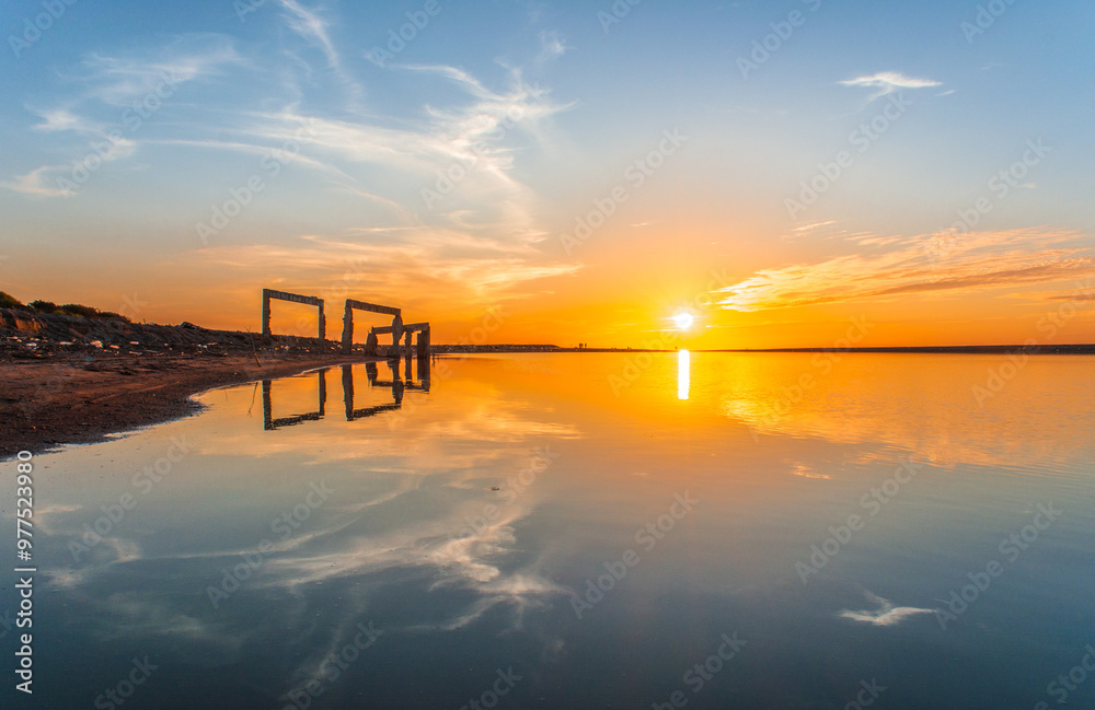 \reflection, lake, nature, river, sky, water, landscape, background, beautiful, travel, remains, abandoned house, blue, africa, outdoor, north africa, sunset, scenery, mountain, environment, sunrise. \reflection, lake, nature, river, sky, water, landscape, background, beautiful, travel, remains, abandoned house, blue, africa, outdoor, north africa, sunset, scenery, mountain, environment, sunrise.