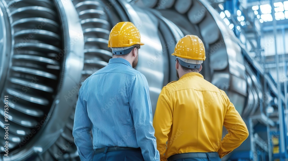 An engineering team overseeing the integration of new, more efficient machinery into an existing industrial process, machinery integration engineering, industrial equipment upgrade An engineering team overseeing the integration of new, more efficient machinery into an existing industrial process, machinery integration engineering, industrial equipment upgrade