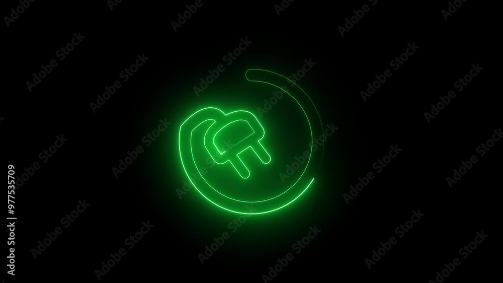 Battery charging animation. Neon battery charging animation. 4k video. Battery charging animation. Neon battery charging animation. 4k video.