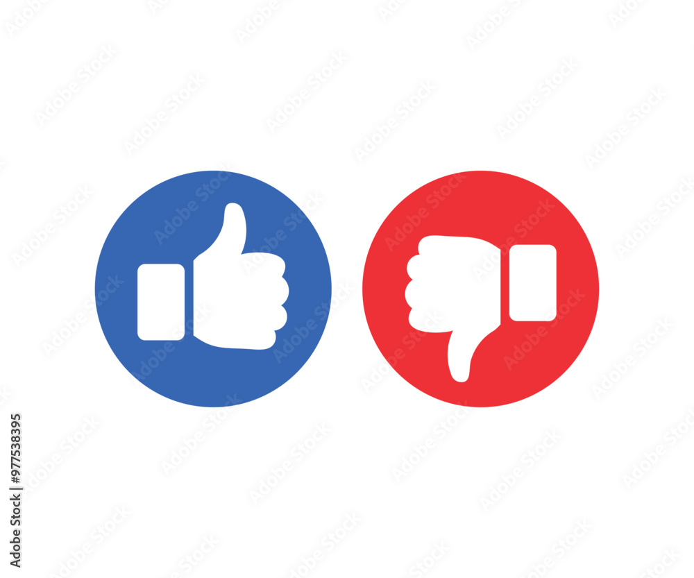 Thumbs up and thumbs down icon. Like and dislike. Set of thumb up icons vector design and illustration.
Thumbs up and thumbs down icon. Like and dislike. Set of thumb up icons vector design and illustration.