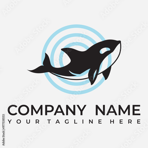 Killer Whale Vector Logo