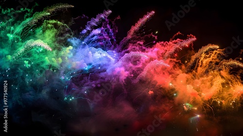 Rainbow Fireworks: Colorful rainbow-shaped fireworks, symbolizing diversity and inclusivity.