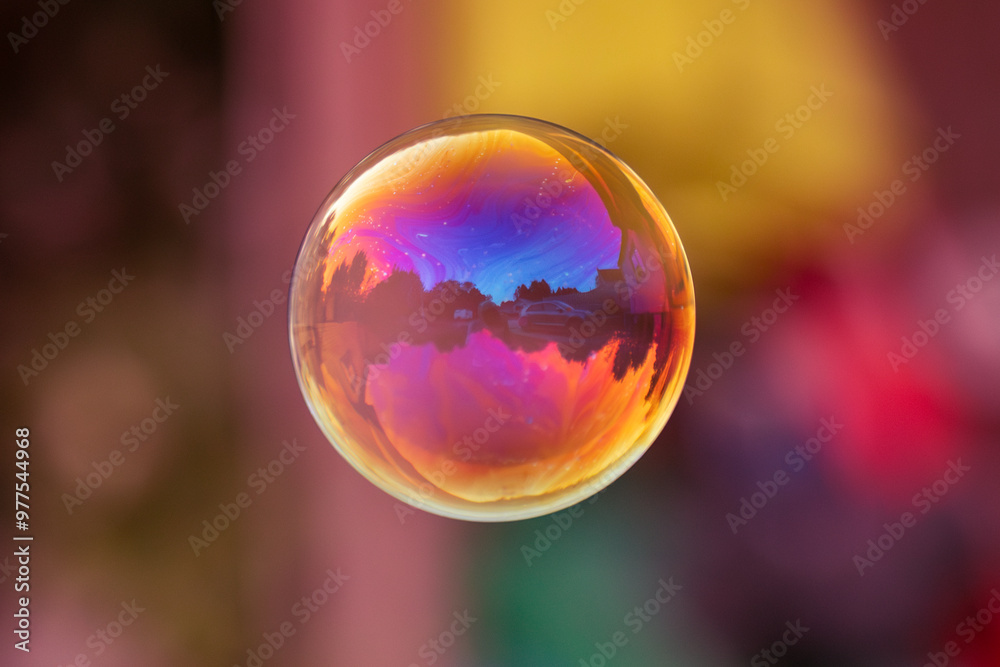Worlds within worlds _ soap bubble reflections Worlds within worlds _ soap bubble reflections