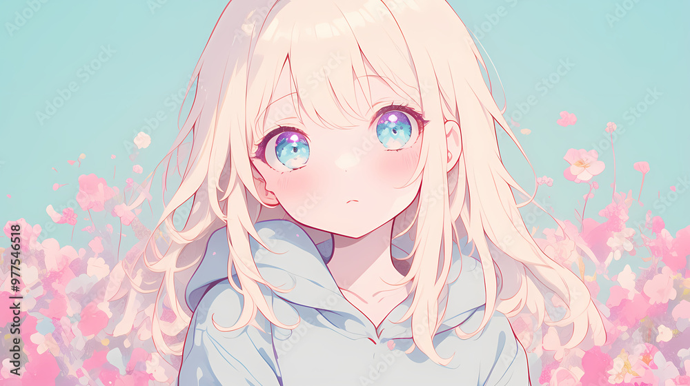 Adorable Chibi Anime Girls in Love – Kawaii Couple Art Adorable Chibi Anime Girls in Love – Kawaii Couple Art