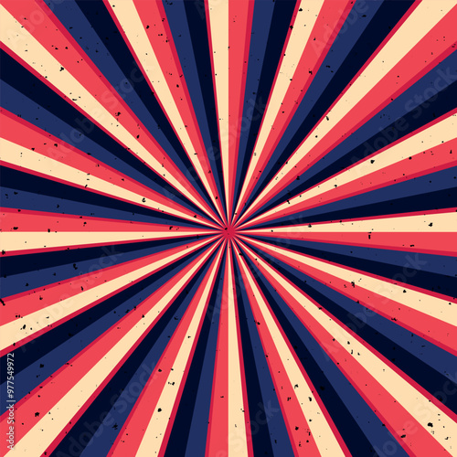 retro sunburst background