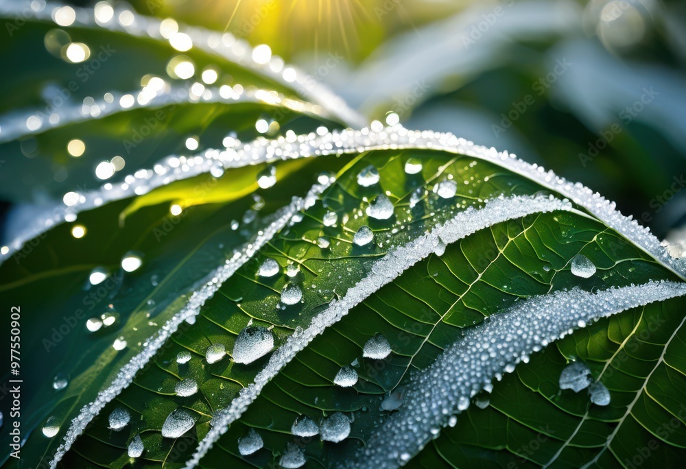 detailed close ice covered leaves featuring glimmering water droplets reflecting light natural setting, frozen, nature, reflection, texture, surface, winter detailed close ice covered leaves featuring glimmering water droplets reflecting light natural setting, frozen, nature, reflection, texture, surface, winter
