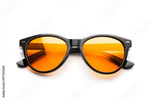 Isolated summer sunglasses with modern and minimal style in vacation holiday for protecting your eyes from UV rays.