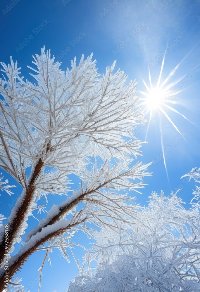 icy branches adorned shimmering snow crystals creating sparkling winter wonderland, frost, nature, cold, beauty, landscape, outdoor, tree, white, elegance icy branches adorned shimmering snow crystals creating sparkling winter wonderland, frost, nature, cold, beauty, landscape, outdoor, tree, white, elegance