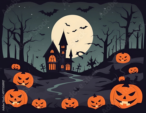 halloween background, halloween background with pumpkin, halloween background with pumpkins