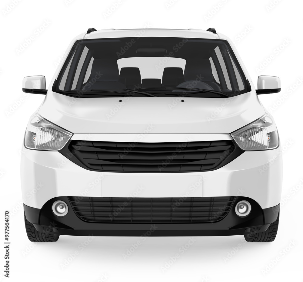 Naklejka premium SUV Car Isolated