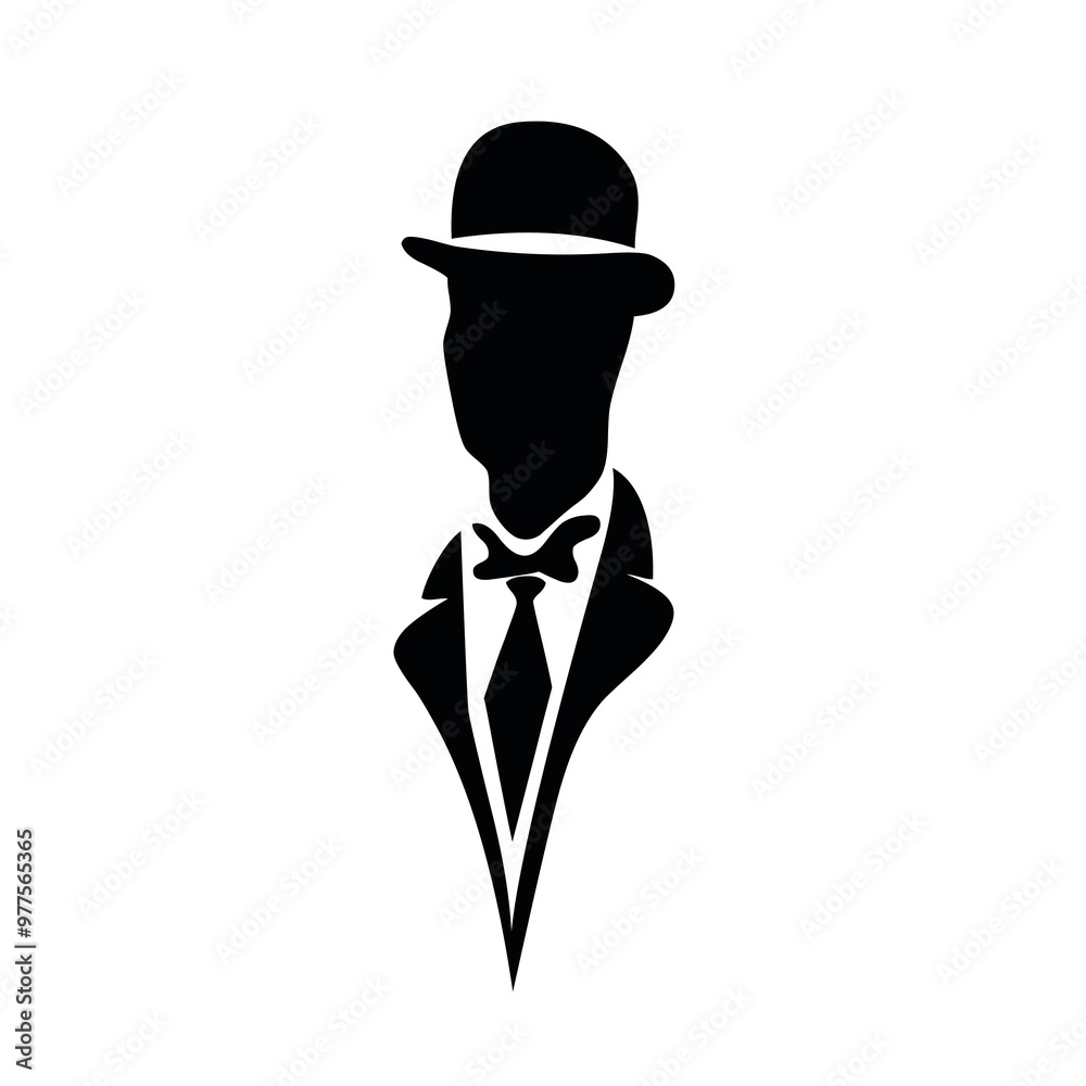 Obraz premium Classic Gentleman Icon Vintage Gentleman Icons Modern Gentleman Icon Gentleman Lifestyle Icon
