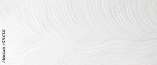 White wave background, abstract concept. Beautiful format poster with Smooth Grey Waves abstract background with grayish tonalities, plenty of copy space and elegant design.