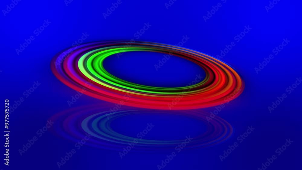 Colorful 3d render neon glowing circle loop animation, abstract frame rings loop animation, motion graphics on a black background Colorful 3d render neon glowing circle loop animation, abstract frame rings loop animation, motion graphics on a black background