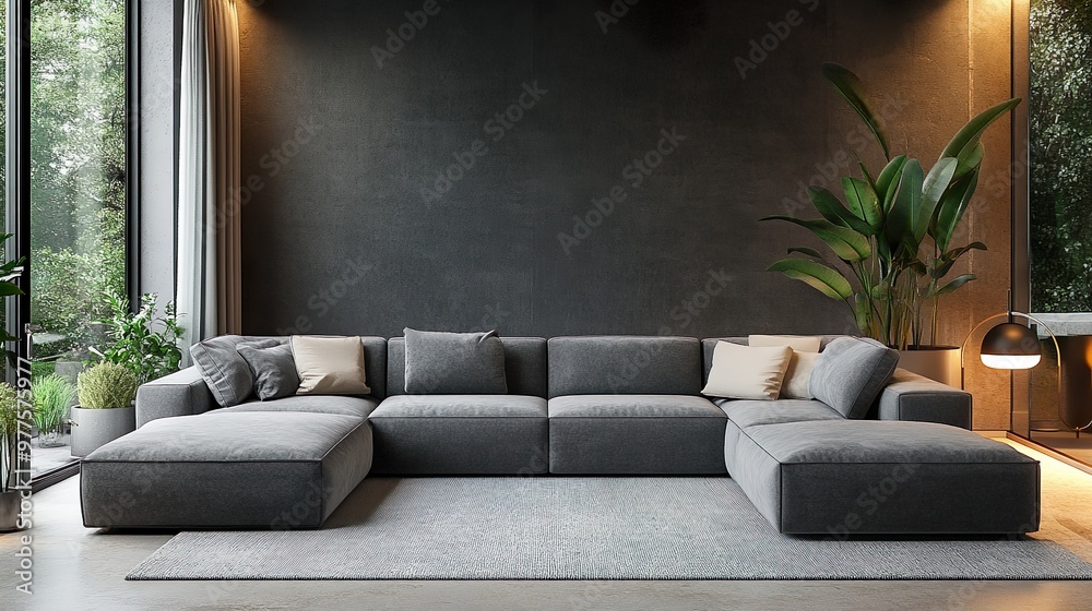 Beautiful and expensive living room design with chic luxurious furnishings picture Beautiful and expensive living room design with chic luxurious furnishings picture