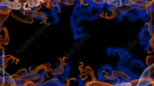 Fire animation background