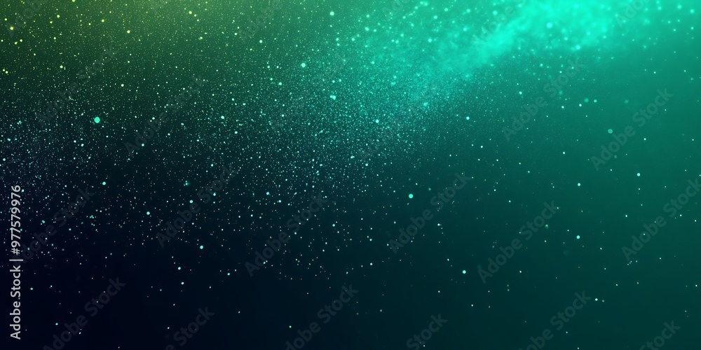 Obraz premium Vibrant dark green, blue gradient Background, HD wallpaper.